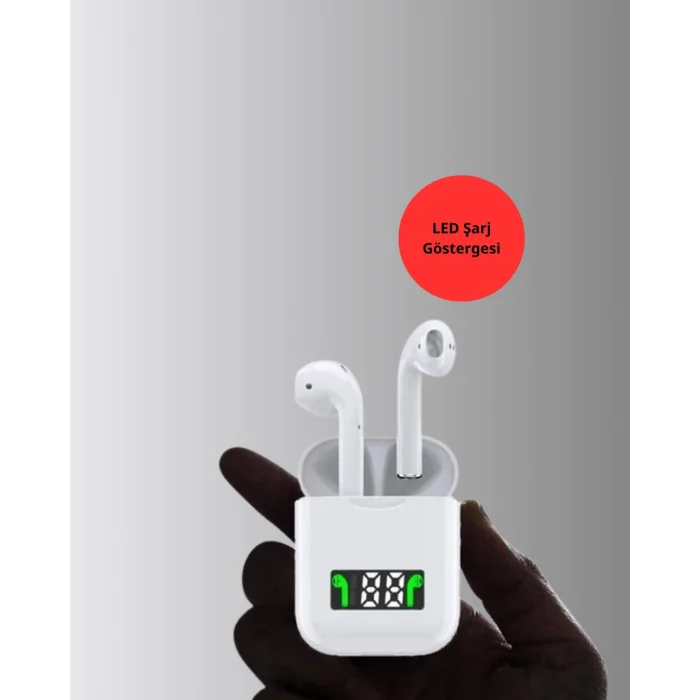 BUĞZ Kablosuz TWS Bluetooth 5.0 Kulaklık – Dokunmatik Kontrol, LED Göstergeli