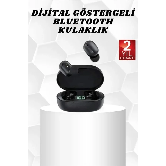 BUĞZ Kablosuz TWS Kulaklık Kulak İçi Mikrofonlu Bleuetooth Kulaklık Yüksek Ses Kaliteli