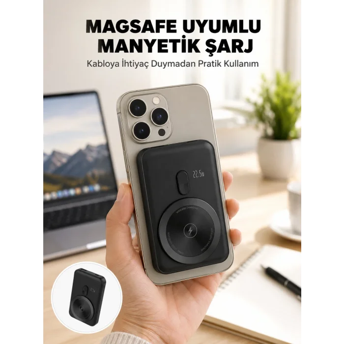 BUĞZ Kablosuz ve Kablolu Kullanım Sunan Taşınabilir Powerbank Yeni Nesil