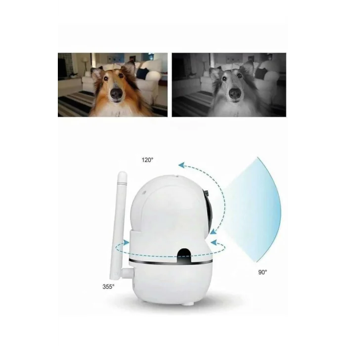 BUĞZ Kablosuz Wifi Destekli Akıllı Güvenlik Kamerası Hareket Sensörlü - BUĞZ