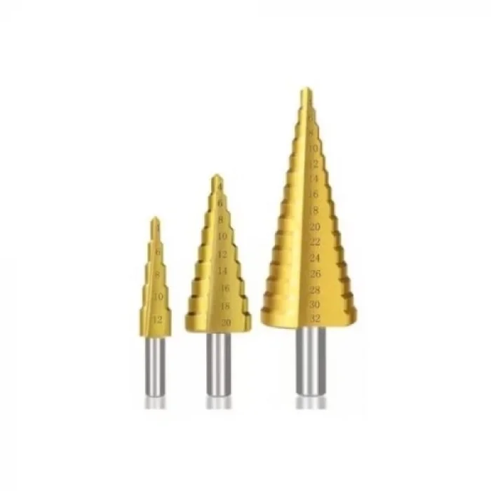  Kademeli Matkap Ucu Sac Delme Panç Seti