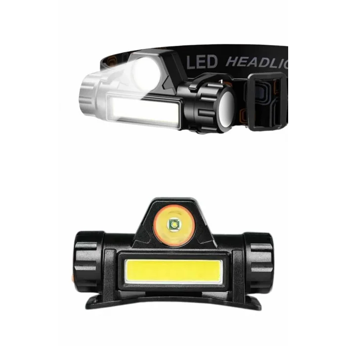 BUĞZ Kafa Lambası Çalışma Işığı Kafa Feneri Şarjlı Mıknatıslı Fenerli - BUĞZ