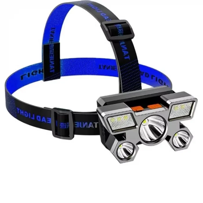  Kafa Lambası Hafif ve Esnek Çift Anahtarlı Far Led Işık