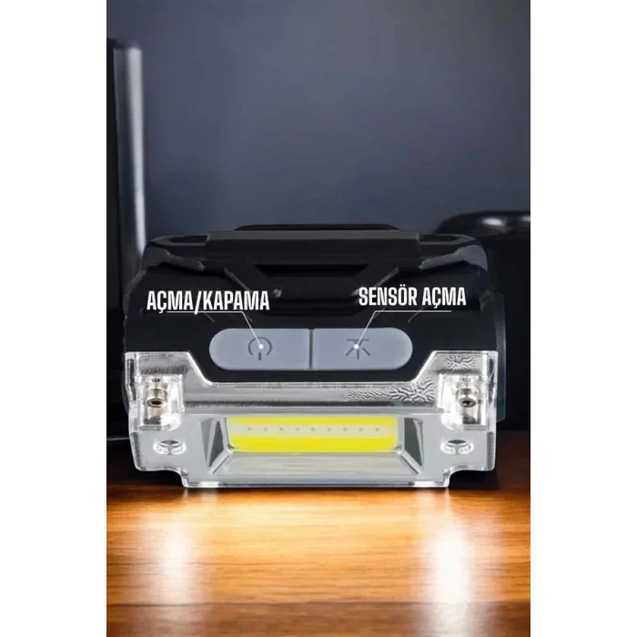 BUĞZ Kafa Lambası Kamp Feneri Balıkçı Feneri Başlıklı Suya Dayanıklı - Lisinya