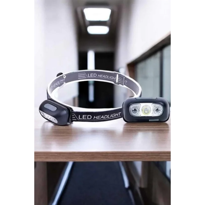  Kafa Lambası Kamp Lambası Led Işık Şarjlı Ayarlanabilir