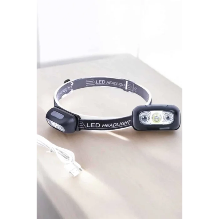  Kafa Lambası Kamp Lambası Sensörlü Şarjlı Ayarlanabilir