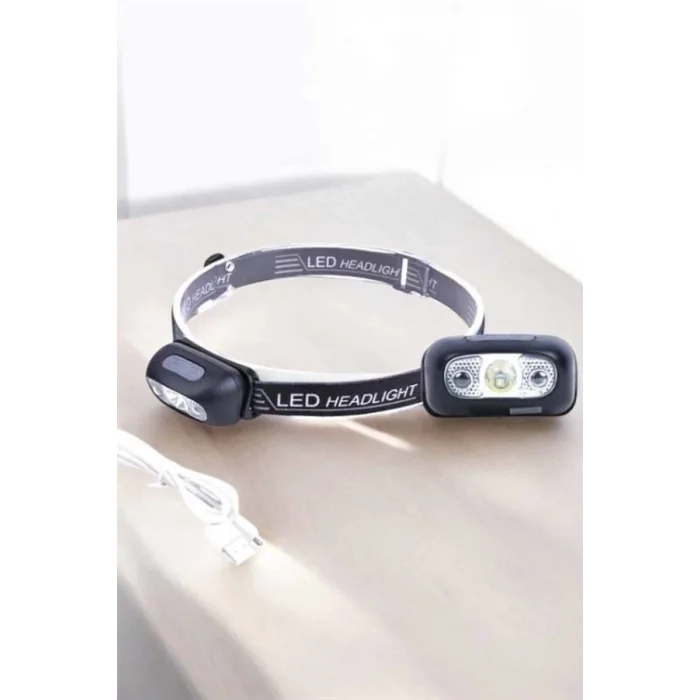  Kafa Lambası Kamp Lambası Sensörlü Şarjlı Ayarlanabilir