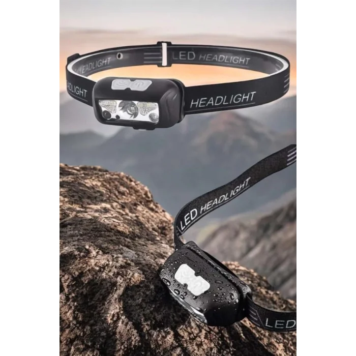  Kafa Lambası Kamp Lambası Sensörlü Şarjlı Ayarlanabilir