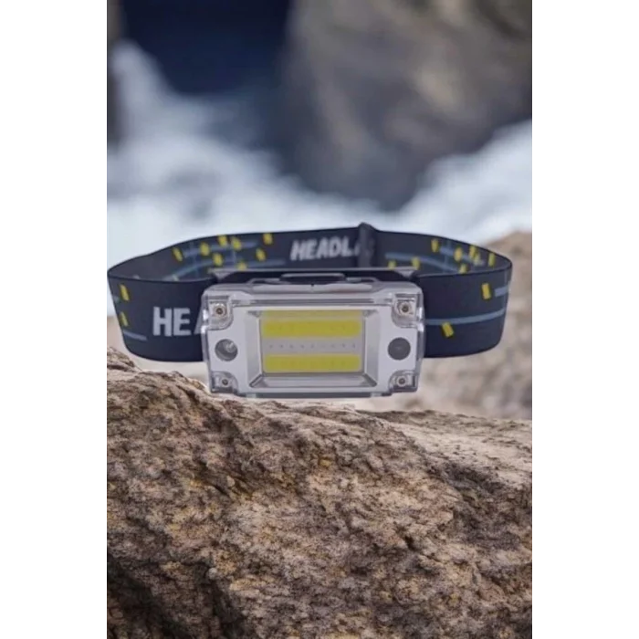 BUĞZ Kafa Lambası Led Fener Pratik Taşınabilir Ayarlanabilir USB Şarjlı