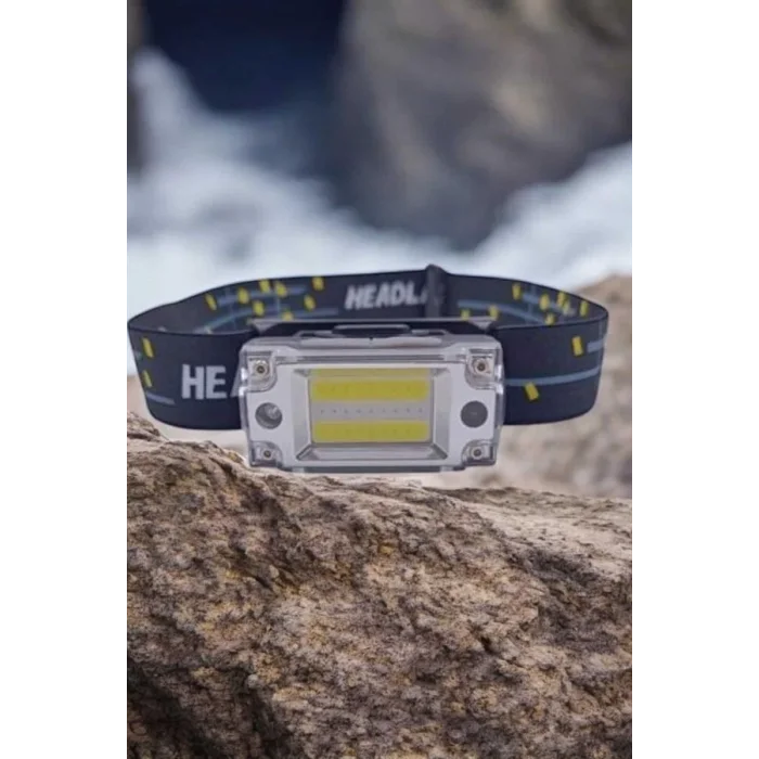  Kafa Lambası Led Fener Pratik Taşınabilir Ayarlanabilir USB Şarjlı