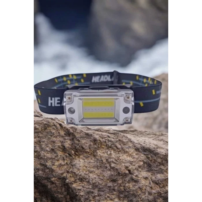 BUĞZ Kafa Lambası Led Fener Pratik Taşınabilir Ayarlanabilir USB Şarjlı - BUĞZ