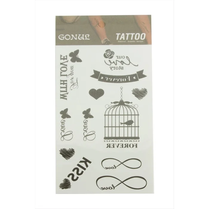 BUĞZ Kafes Tattoo Dövme Sticker