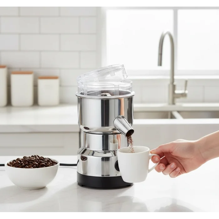 BUĞZ Kahve ve Baharat Öğütücü Makinesi 200W Kapasite Ev Kullanımı İçin