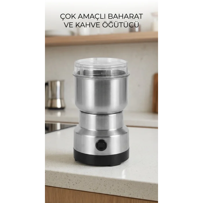 BUĞZ Kahve ve Baharat Öğütücü Paslanmaz Çelik Yüksek Kapasiteli