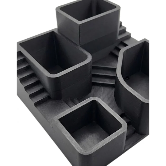 BUĞZ KAKTÜS SAKSI SETİ SİYAH - BUĞZ