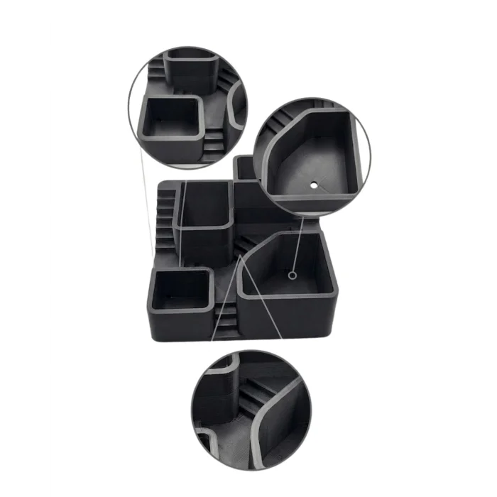 BUĞZ KAKTÜS SAKSI SETİ SİYAH - BUĞZ