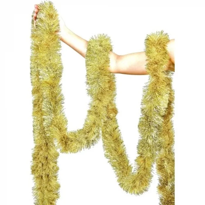  Kalın Simli Parti Süsü 2 Metre Altın