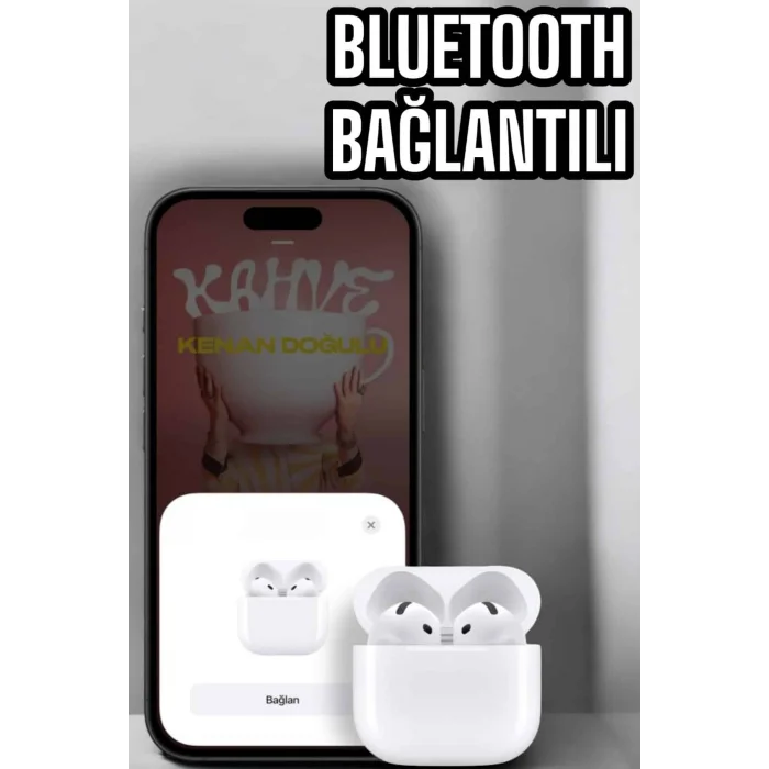 BUĞZ Kaliteli Ucuz İOS ve Android Uyumlu TWS Bluetooth Kulaklık ANC Özelliği