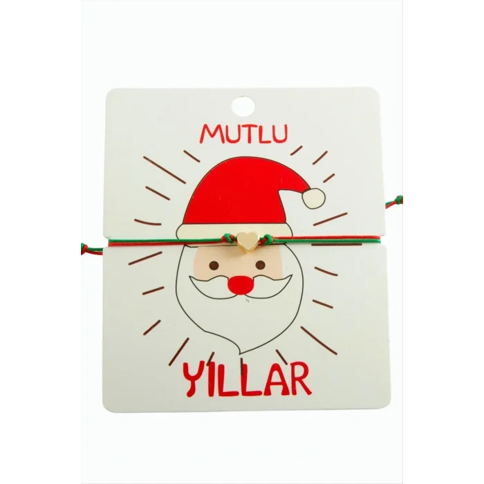 BUĞZ Kalp Çift İpli Yılbaşı Bilekliği