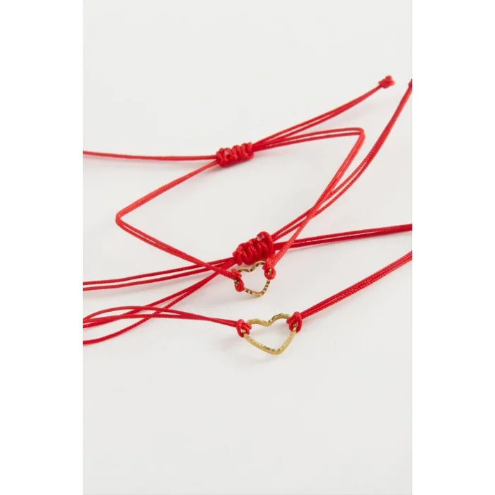 BUĞZ Kalp İp Bileklik