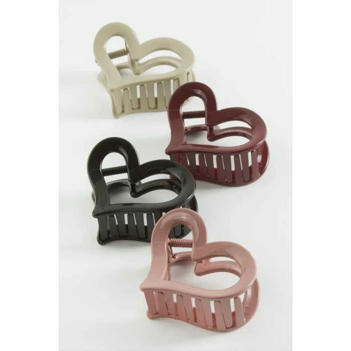 BUĞZ Kalp Renkli Mandal Toka 7 cm