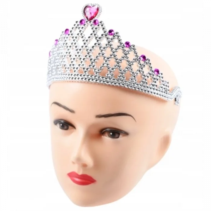  Kalpli Prenses Tacı Fuşya