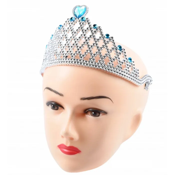 BUĞZ Kalpli Prenses Tacı Mavi