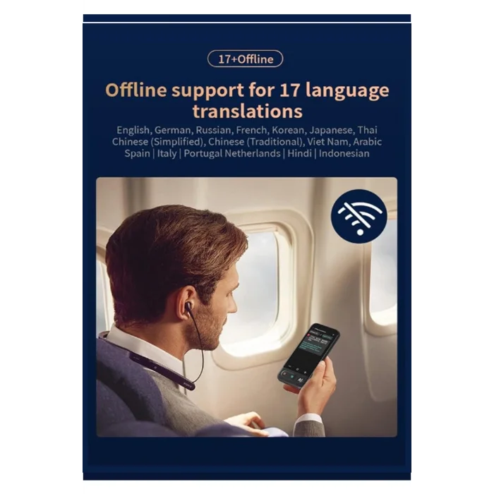 BUĞZ Kameralı 140 Dilde Kablosuz Özellikli Translator Elektronik Çeviri Cihazı Türkçe Menü - Lisinya