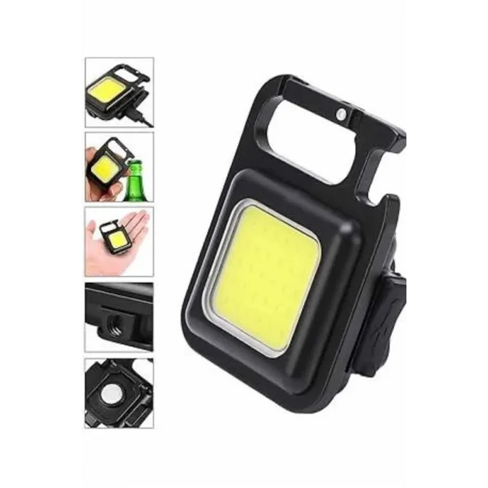  Kamp Çadır Lambası Şarjlı El Feneri Işıldak Anahtarlık Mini Mıknatıslı