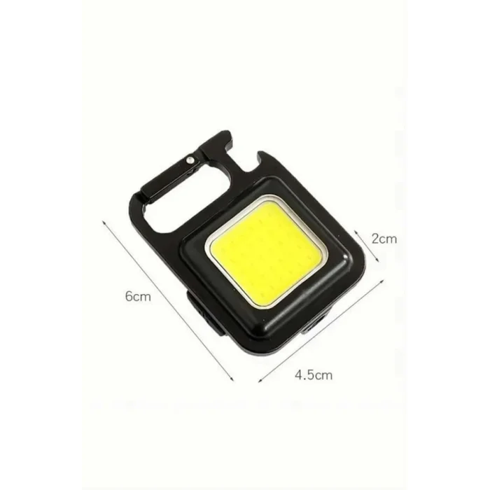  Kamp Çadır Lambası Şarjlı El Feneri Işıldak Anahtarlık Mini Mıknatıslı