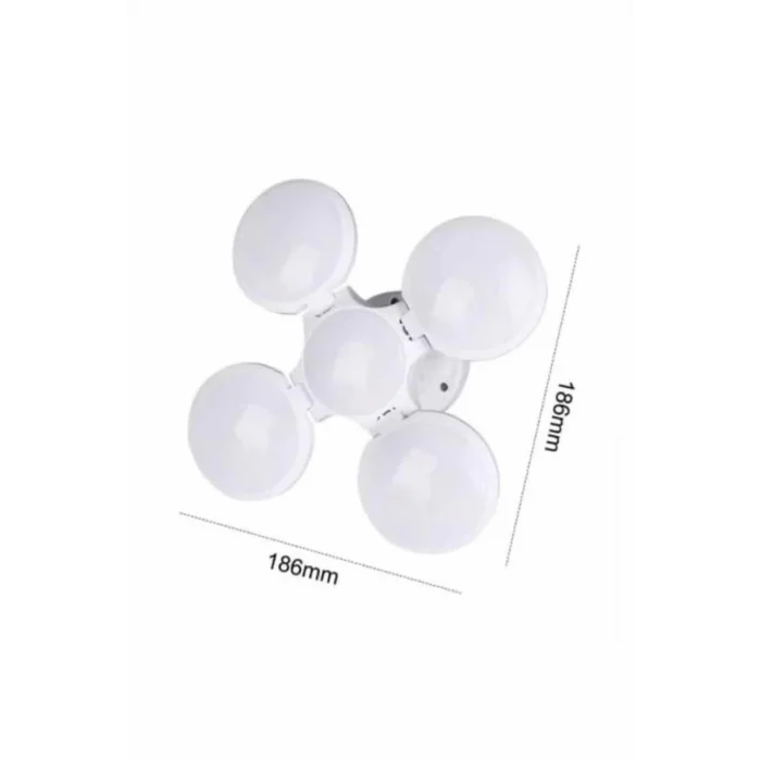  Kamp Lambası Güneş Enerjili Solar 5 Kanatlı Katlanır Lamba Karavan