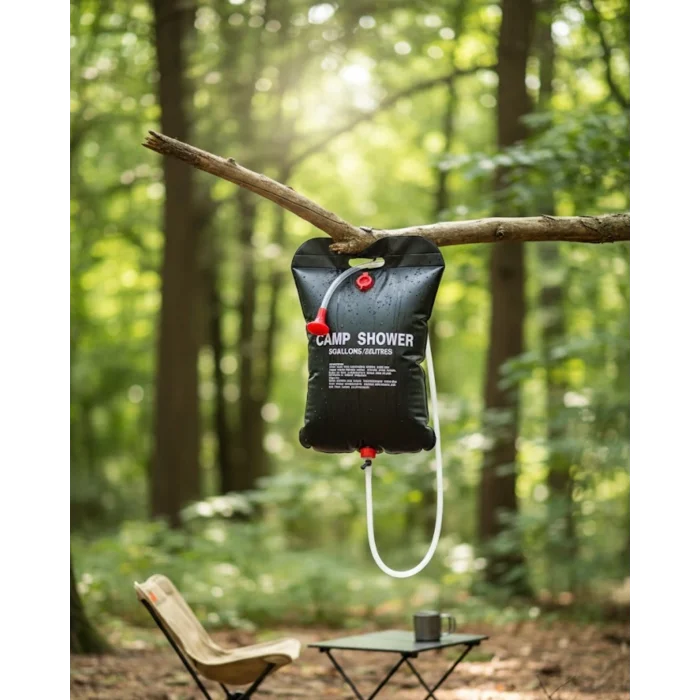 BUĞZ Kamp ve Plaj İçin Solar Duş 20 Litre Su Kapasiteli Portatif Duş Çantası