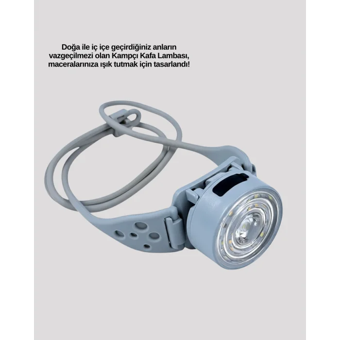 BUĞZ Kampçı Kafa Lambası Su Geçirmez Çok Modlu LED - Lisinya