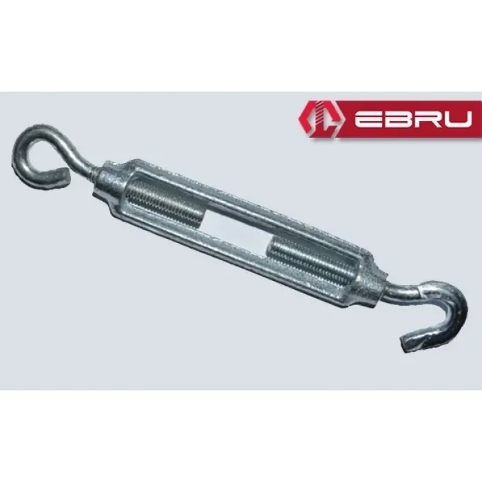 BUĞZ Kanca, Çelik Halat, Yük Gerdirme 6mm - 5 Adet