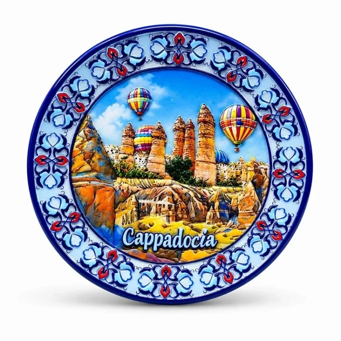 BUĞZ Kapadokya Temalı Seramik Magnet Alk5856