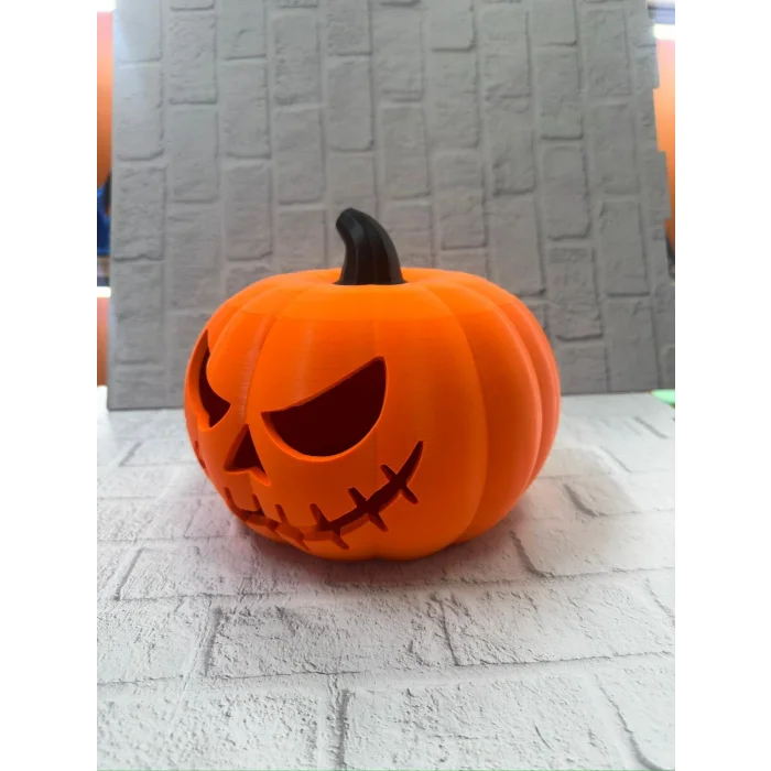 BUĞZ Kapaklı Balkabağı Dekor Kutusu 21×15 cm Halloween Temalı Saklama - Lisinya