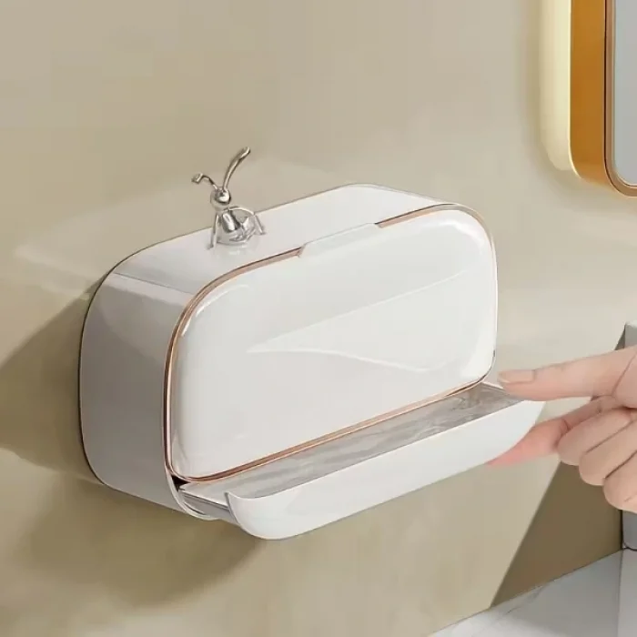 BUĞZ Kapaklı Ve Drenaj Bölmeli Duvara Monte Sabunluk