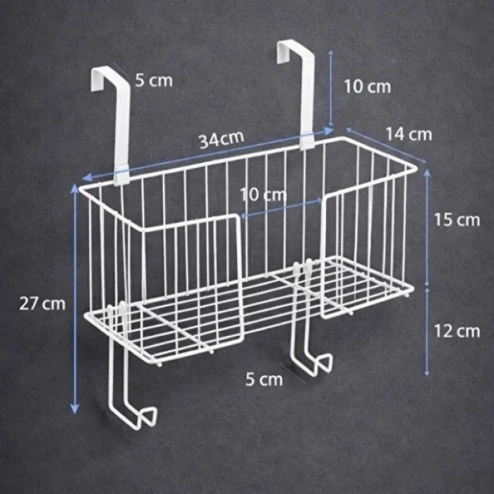 BUĞZ Kapı Arkası Ütü ve Ütü Masası Askısı Organizer
