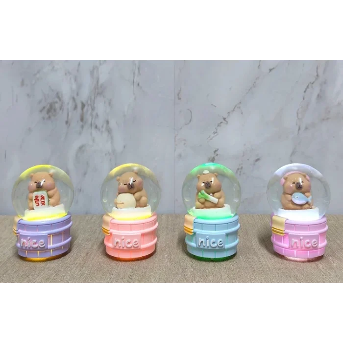 BUĞZ Kapibara Tasarımlı Işıklı Kar Küresi