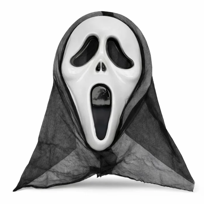 BUĞZ Kapşonlu Çığlık Maskesi Scream Maskesi - Hayalet Maskesi 33x21 cm