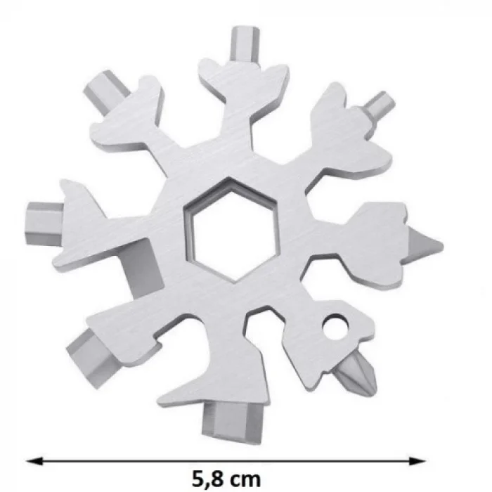  Kar Tanesi Çok Amaçlı Anahtarlık Açacak