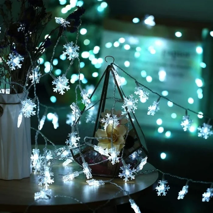 BUĞZ Kar Tanesi Tasarımlı 20 LED USB Aydınlatma