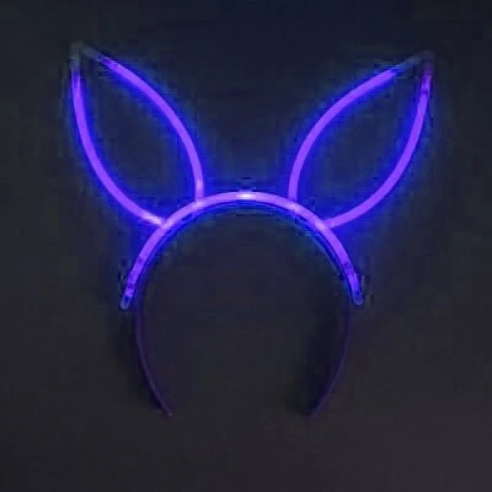 BUĞZ Karanlıkta Yanan Fosforlu Glow Taç 6 Renk 6 Adet