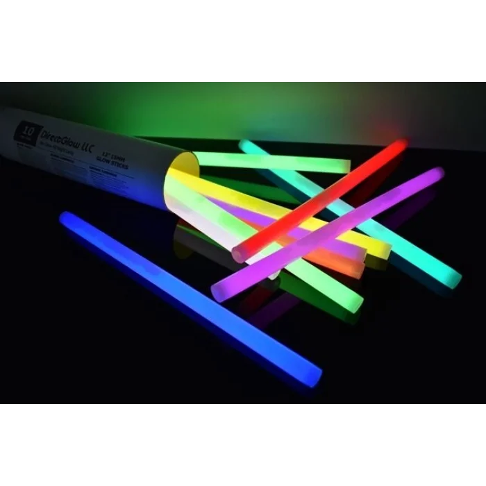 BUĞZ Karanlıkta Yanan Parlayan Fosforlu Glow Çubuk Bileklik 50 Adet