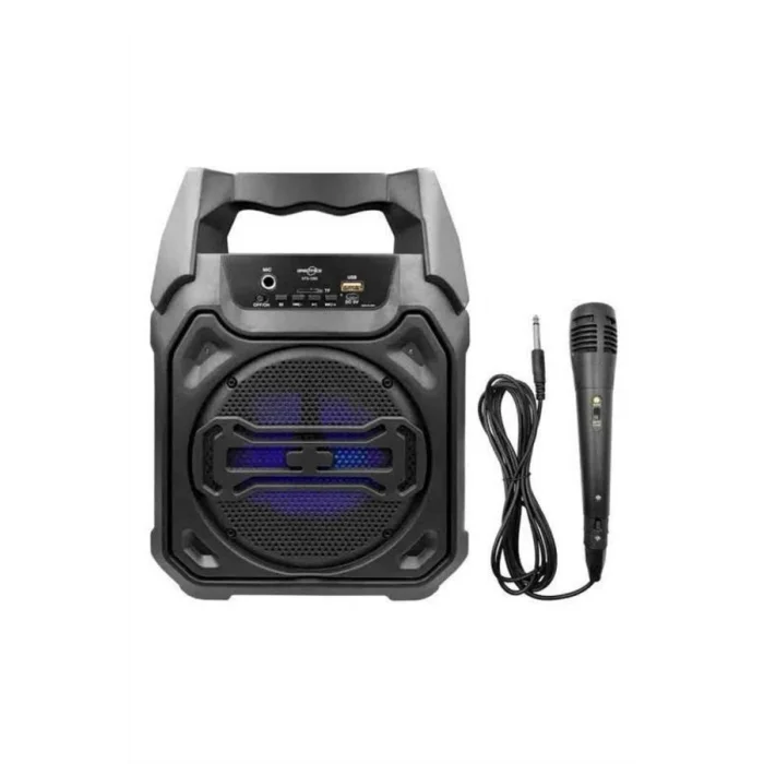 BUĞZ Karaoke Mikrofonlu Fm Radyolu Bluetooth Hoparlör Yüksek Ses Kaliteli - BUĞZ