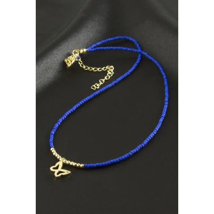 BUĞZ Karışık Figürlü Miyoki Boncuk Kolye 1 Adet