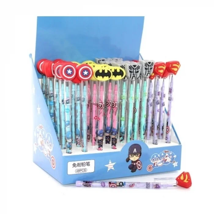 BUĞZ Karışık Kahraman Figürlü Yumurtlayan Kalem Model 3