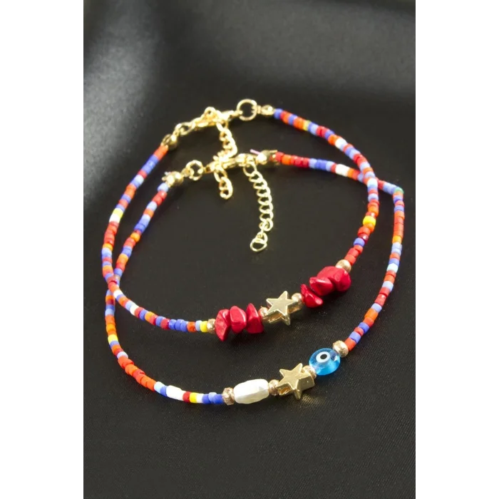 BUĞZ Karışık Miyoki Boncuk Bileklik