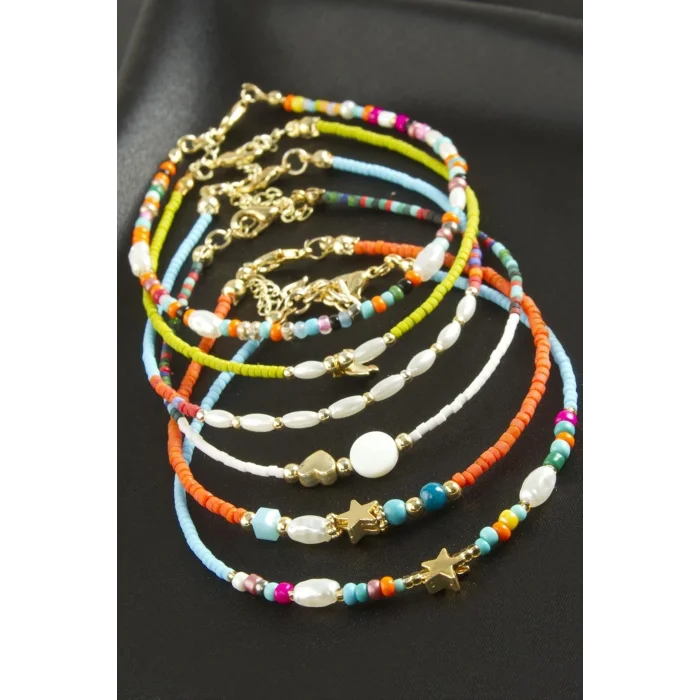 BUĞZ Karışık Miyoki Boncuk Bileklik