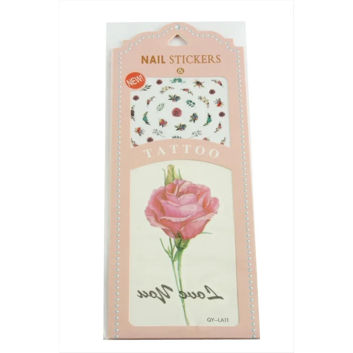 BUĞZ Karışık Tattoo Dövme Sticker 1 Adet